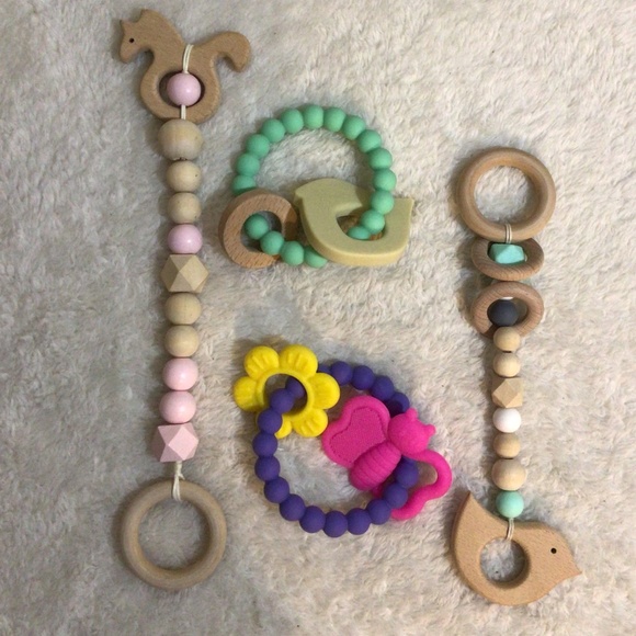 Other - Chewbeads Brooklyn Teether & wooden teethers